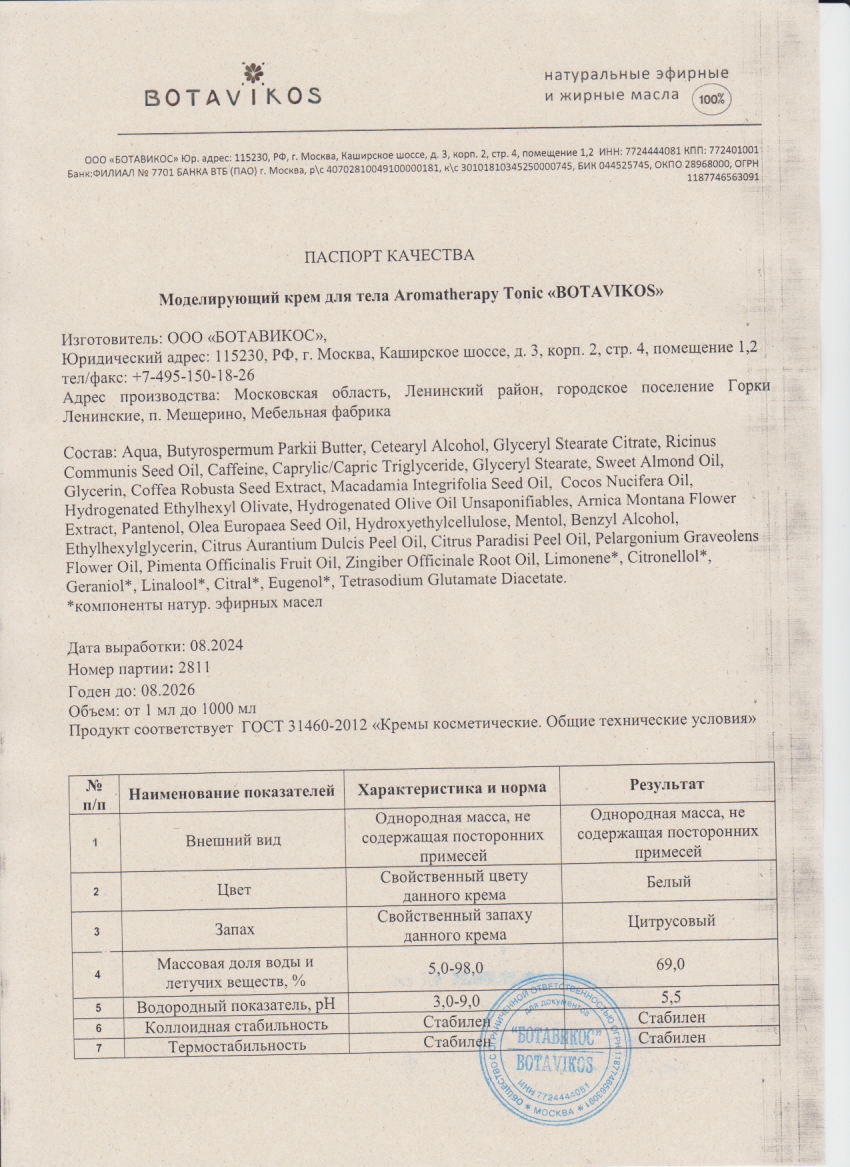 Паспорт №082024